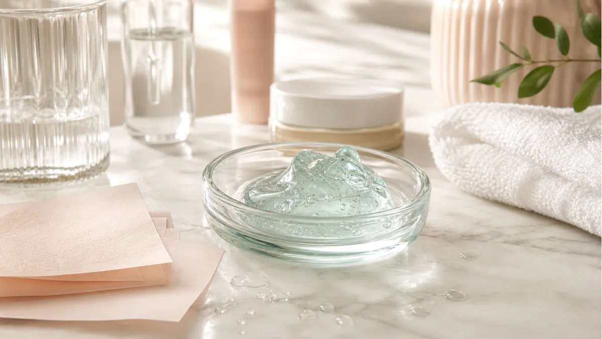 Textura em gel leve para hidratar pele oleosa sem pesar