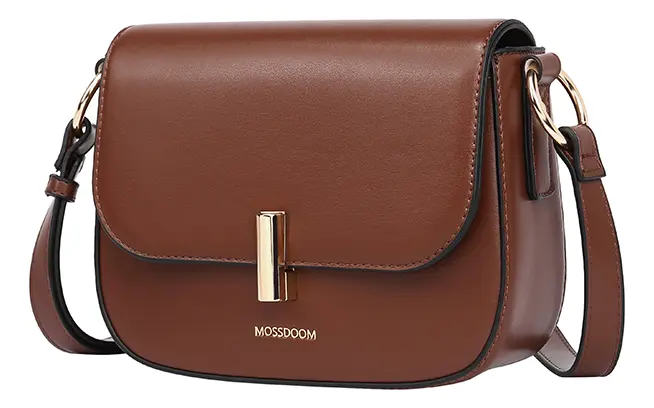 Bolsa Mossdoom transversal marrom