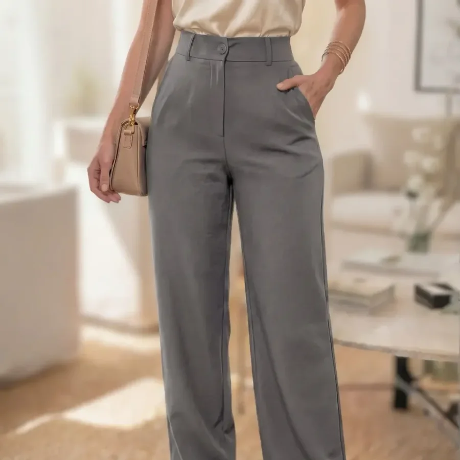 Calça de alfaiataria wide leg