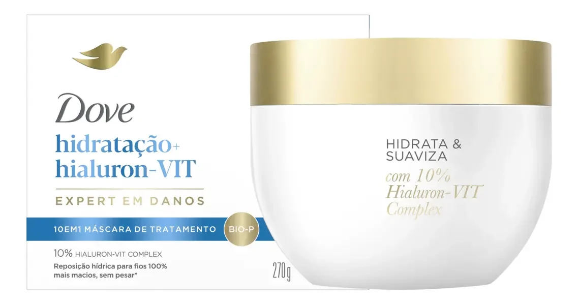 Dove Hidratação + Hialuron-VIT Máscara