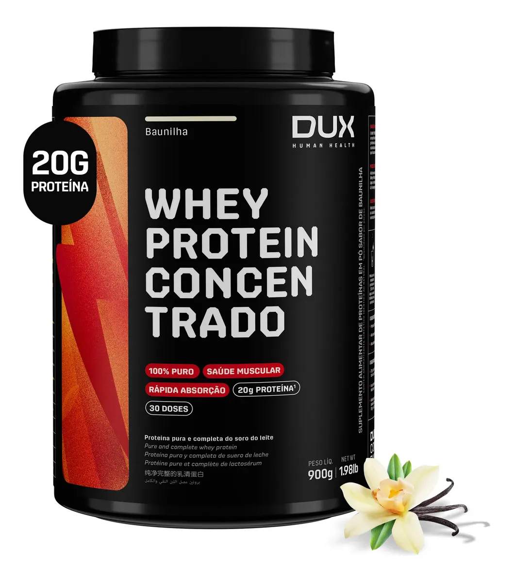 DUX Whey Protein Concentrado Baunilha