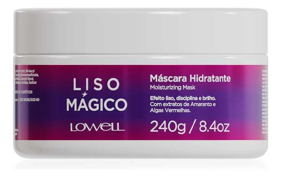 Lowell Liso Mágico Máscara Hidratante