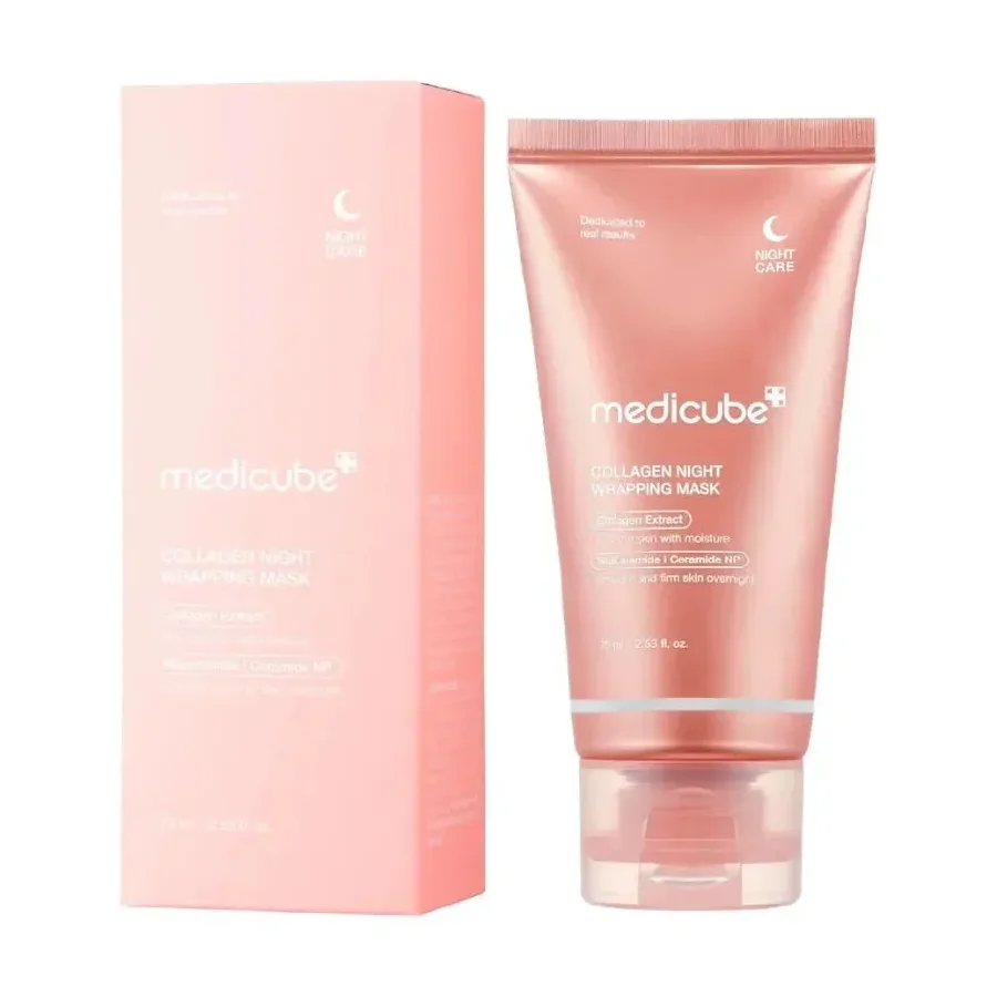 Foto do anúncio no Mercado Livre: Medicube Collagen Night Wrapping Mask 75 ml.
