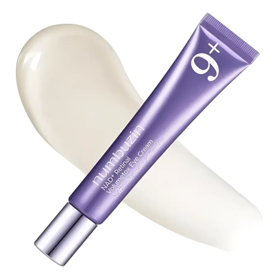 Foto do anúncio no Mercado Livre: Numbuzin No.9 NAD+ Retinal Volumetox Eye Cream, 20 ml, unidade; versão com Retinal, não a versão Retinol..