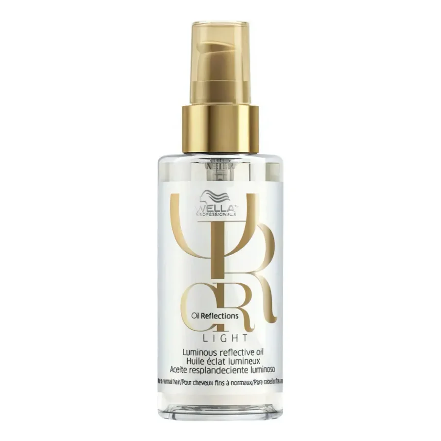 Foto do anúncio no Mercado Livre: Wella Oil Reflections Light de 100 ml.
