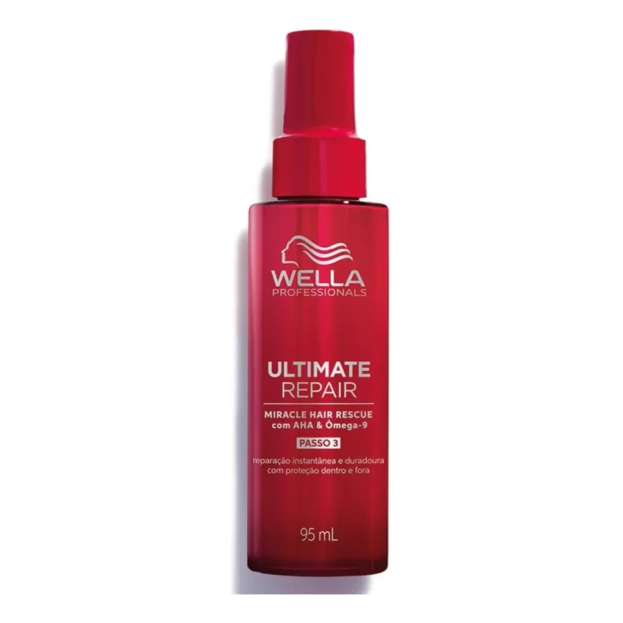 Foto do anúncio no Mercado Livre: Wella Ultimate Repair Miracle Hair Rescue Passo 3, 95 ml, spray leave-in; não é o Protective Leave-In..