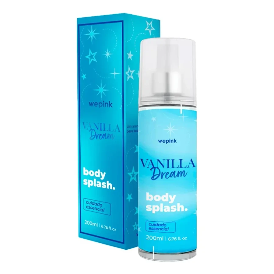 Wepink Body Splash Vanilla Dream · 200 ml — foto do anúncio consultado no Mercado Livre