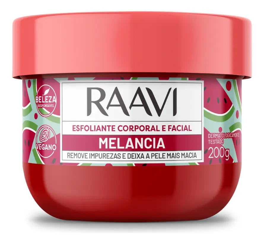 Raavi Esfoliante Corporal e Facial Melancia